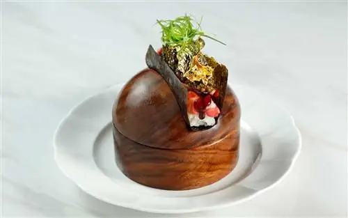 Wagyu Caviar Roll в клубе Mayfair Supper Club в Белладжио, Лас-Вегас
