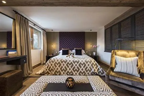 спальня в лодже