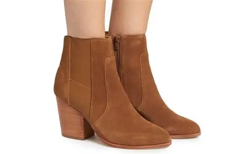 Коричневые ботильоны