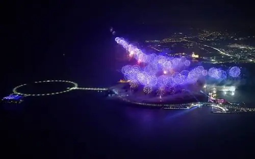 Новогодний фейерверк в Рас-Аль-Хайме в 2019 году