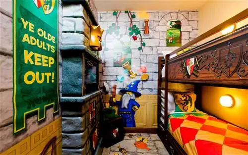 Тематический номер королевства в отеле Legoland Florida