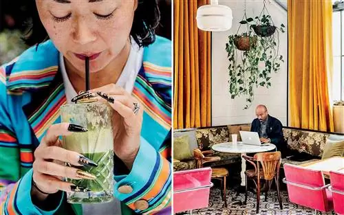 Сцены из отеля Palihouse в Западном Голливуде