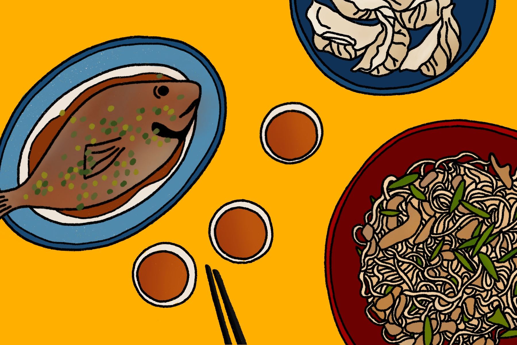 5 основных продуктов питания во время китайского нового года