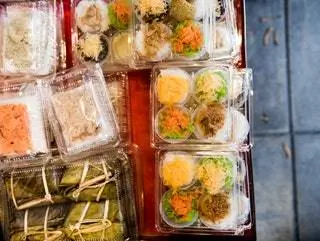 Таиланд Бангкок Уличная еда Mae Varee Fruit Shop