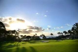 США Гавайи Поле для гольфа Мауи Гольф-клуб Wailea