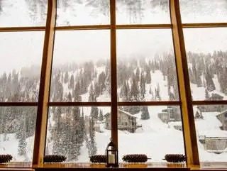 На изображении может находиться окно природа на улице и снег