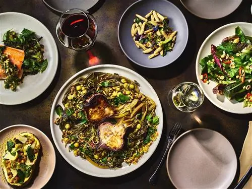 На изображении может находиться еда еда блюдо обед растительная продукция и тарелка