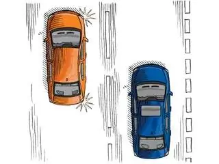 Если автомобиль хочет проехать, вы включаете левый поворотник, чтобы показать, что дорога впереди свободна. Если это не правильный сигнал.