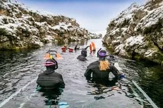 Silfra Fissure Thingvellir National Park Исландия