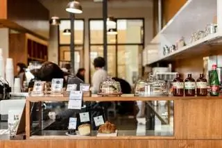 США Орегон Portland Coffee Shop Ristretto Roasters