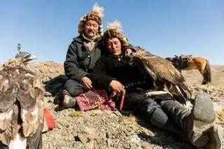 Аскар и Далайхан два охотника на орлов