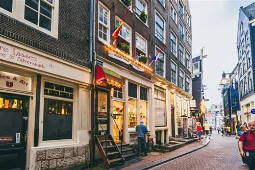 Pannenkoekenhuis Upstairs, местный ресторан, Амстердам, Нидерланды