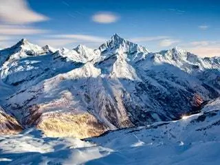 На изображении может находиться гора на улице природа Mountain Range Peak Ice Glacier and Snow