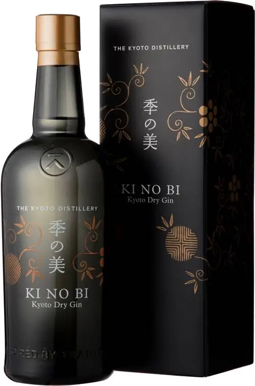 Ki No Bi Kyoto Dry Gin бутылка и коробка