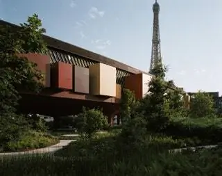 Muse de Quai Branly Париж Экстерьер