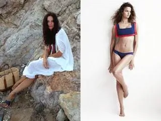 Это изображение может содержать Barbara Fialho Clothing Apparel Human Woman Person Woman and Dress