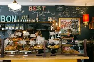 Монреаль Квебек Канада Бранч в ресторане Olive et Gourmando