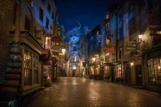 США Флорида Тематический парк Орландо Universal Studios Волшебный мир Гарри Поттера Косой переулок