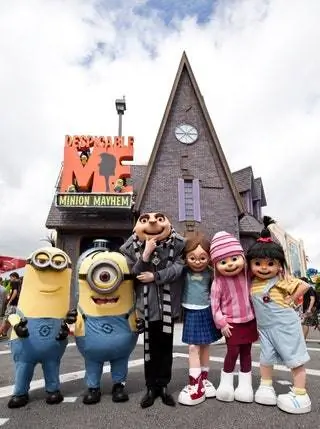 США Флорида Тематический парк Орландо Universal Studios Гадкий я Minion Mayhem