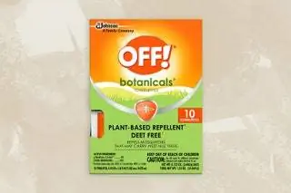 Подарки молодоженам, отправляющимся на сафари Lede OFF Botanicals Салфетки от насекомых Подарки молодоженам, отправляющимся на сафари Lede OFF Botanicals Салфетки от насекомых