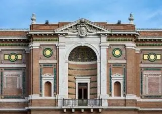 Галерея Пинакотека Ватикана Рим Фасад Ватикана