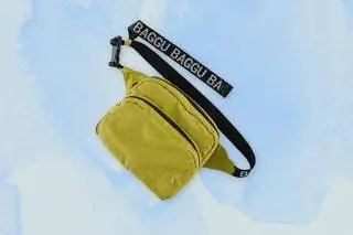 BAGGU Fanny Pack Fashion Forward и легко носить с собой Charteuse BAGGU Fanny Pack Fashion Forward и легко носить с собой Charteuse