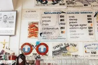 Ресторан морепродуктов в Сан-Франциско Swan Oyster Depot