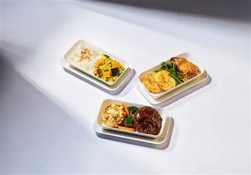 еда в самолете