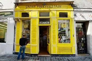 Rue des Rosiers Paris Storefront