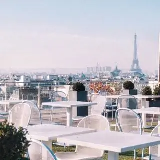 Printemps Париж Франция Крыша