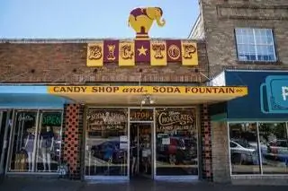 США Техас Остин Магазин Big Top Candy Shop