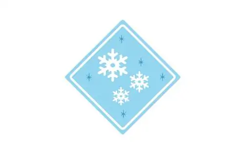 CNT Intel Illo Иллюстрация Предупреждающий знак Снег