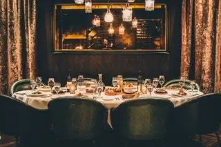 Интерьер ресторана Andiamo's Las Vegas Steakhouse