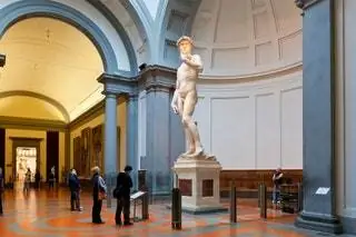 Италия Музей Флоренции Galleria dell'Accademia