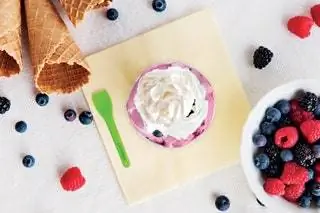 Италия Флоренция Магазин мороженого Gelateria La Carraia