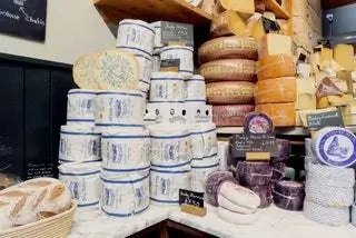 Шотландия Эдинбург Магазин I. J. Меллис Сыроторговец
