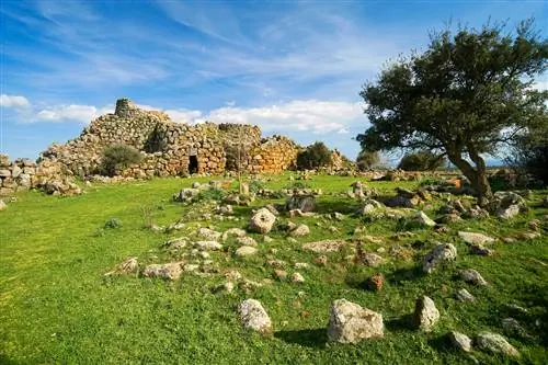 Нураге Аррубиу Орроли Провинция Кальяри Сардиния Италия Европа