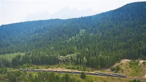 Что делать на Скалистых горах, двухдневная поездка на поезде