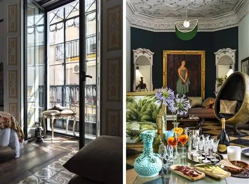 На изображении может находиться мебель в помещении комната столовая обеденный стол стол домашний декор дизайн интерьера стекло и человек