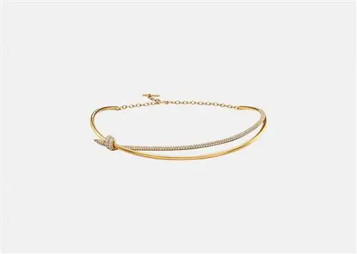Колье Tiffany Knot из желтого золота с бриллиантами 29000