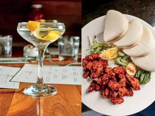 На этом изображении может находиться Напиток Коктейль Алкоголь Напиток Стакан Обед Еда и ужин