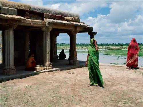 Это изображение может содержать Одежда Одежда Sari Silk Human and Person