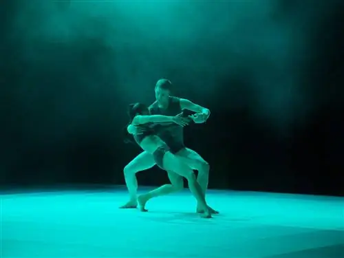 Это изображение может содержать Танцевальная поза Досуг Деятельность Человек Сцена и танец