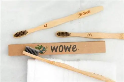 Бамбуковая зубная щетка Экологичный дорожный набор