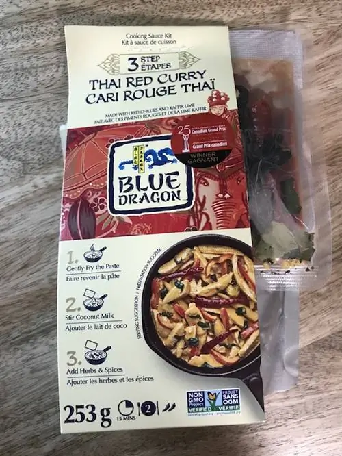 Красный тайский соус карри Blue Dragon