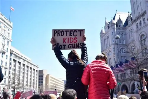 В США протест против оружия