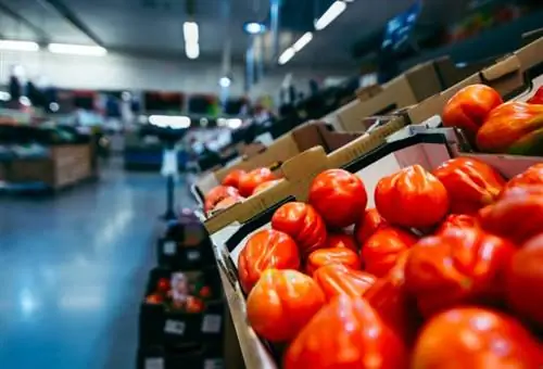Этикет продуктового магазина в Украине