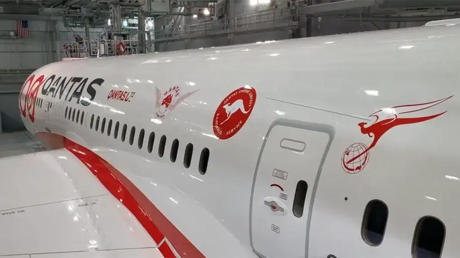 Тестовый полет будет осуществляться на самолете Qantas Boeing 787-9.