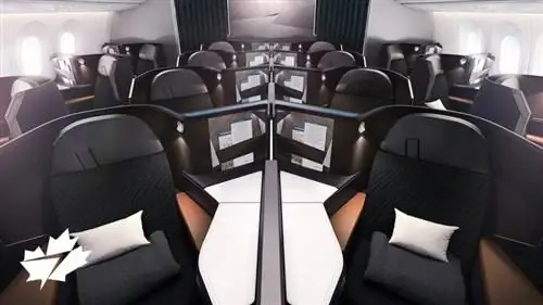 Бизнес-класс в новом салоне 787 WestJet - Новые маршруты и направления для Westjet 787