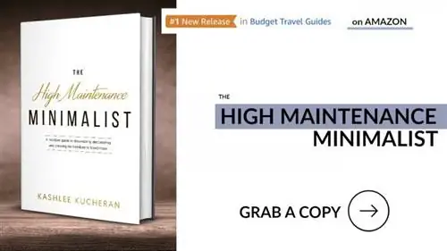 Книга путешествий в минималистском стиле, требующая особого ухода